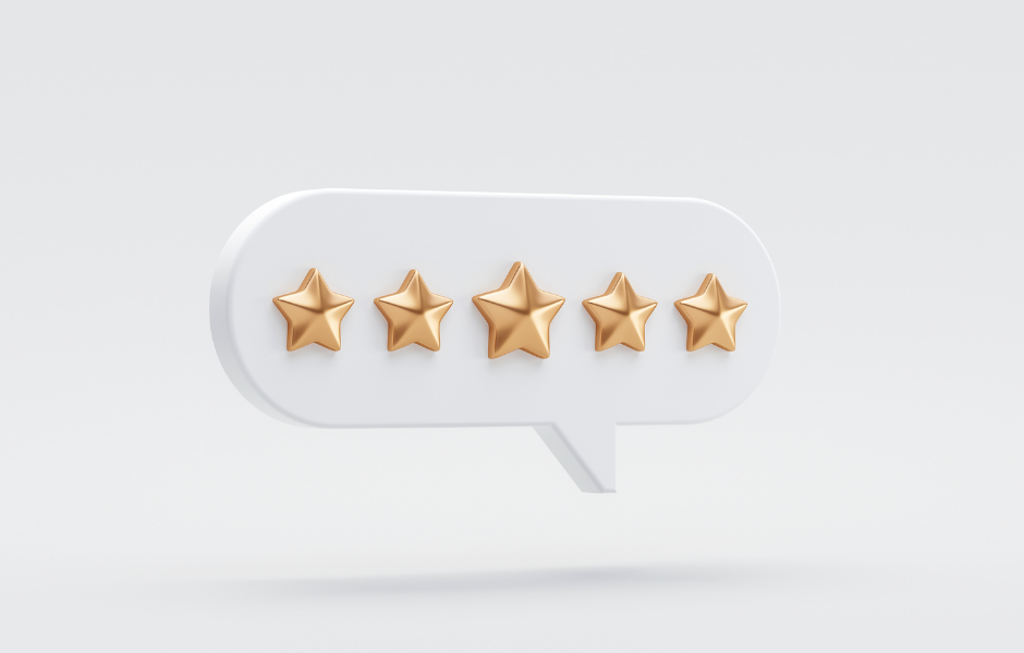 Business team reviewing compliance reports and data — FTC enforcement actions on fake reviews